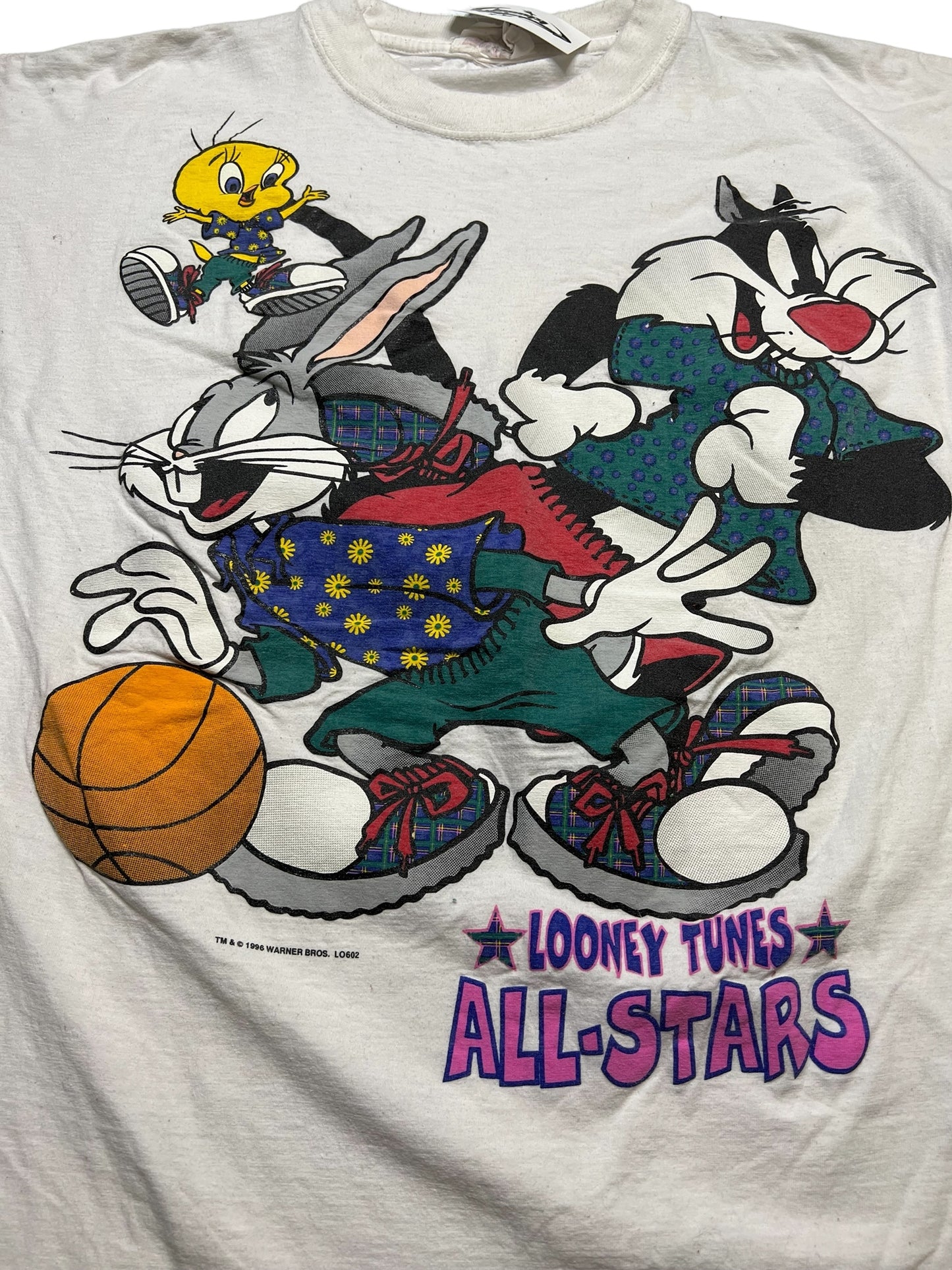 Vintage Looney tunes all stars tee