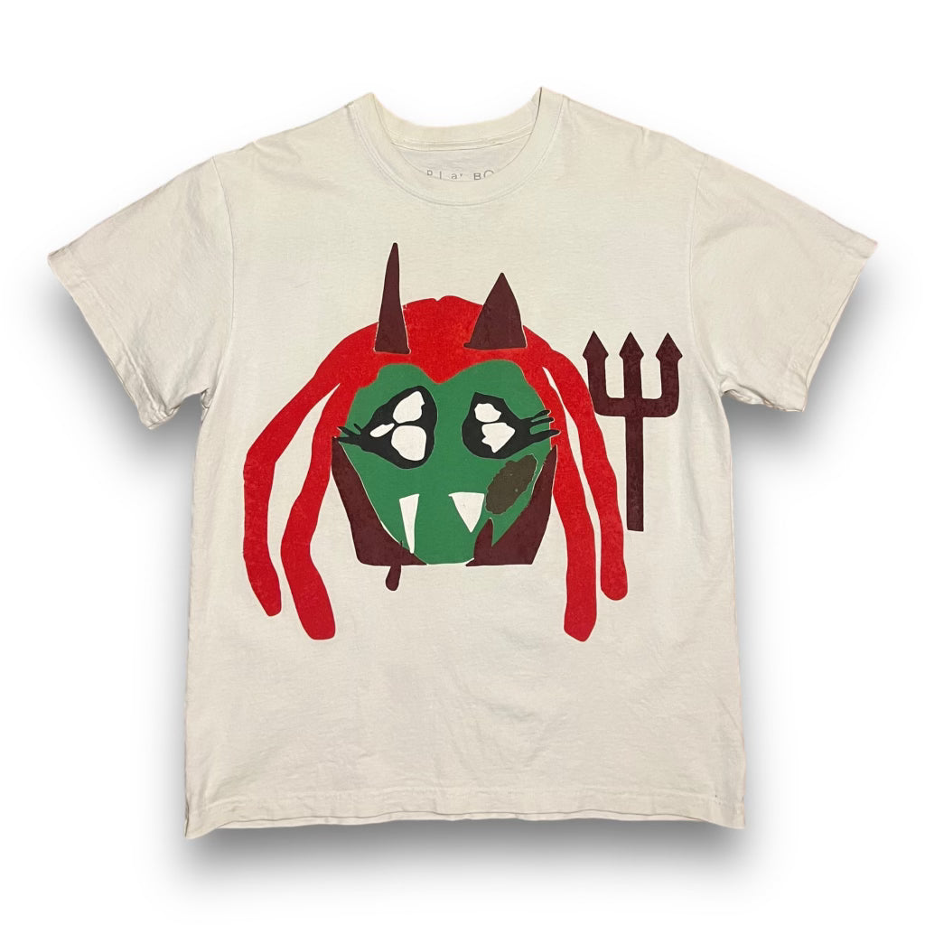 CPFM x PLAYBOI CARTI WHOLE LOTTA RED KING VAMP TEE White