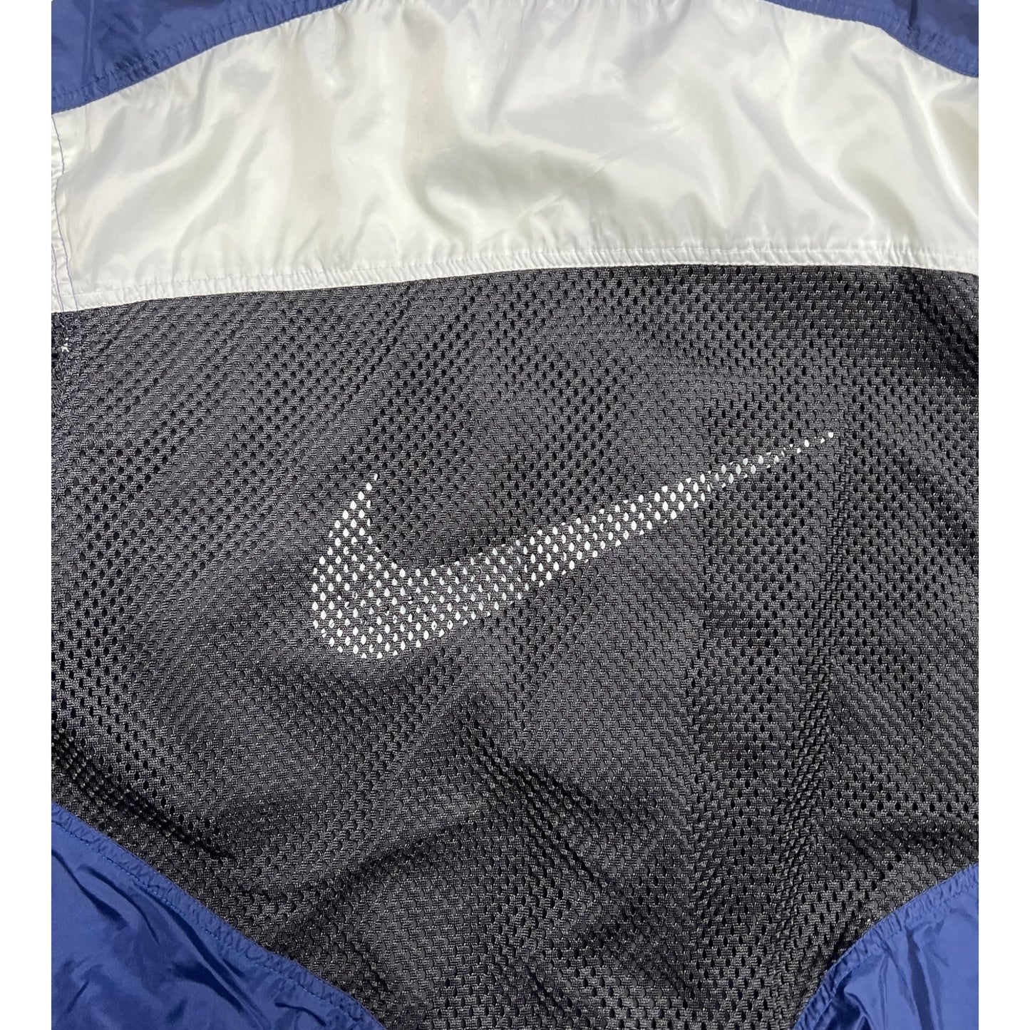 Vintage Nike Swoosh Windbreaker white/blue/black