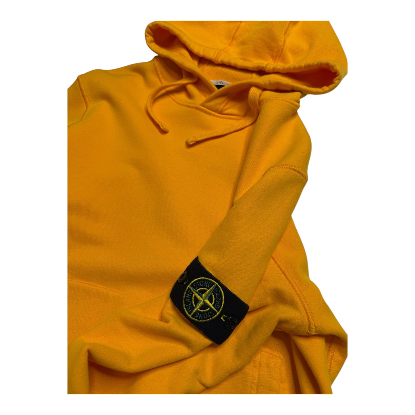 Stone Island Yellow Hoodie