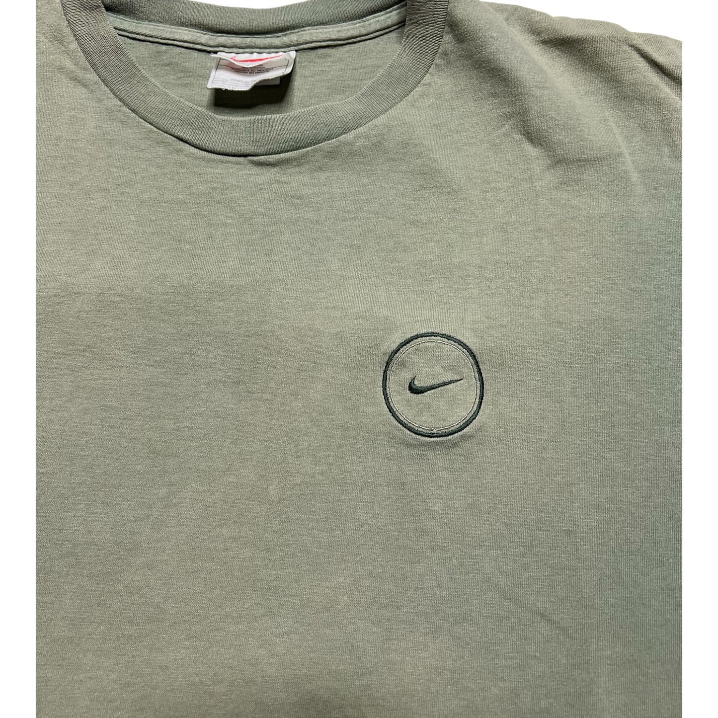 Vintage Nike Swoosh Tee Faded Green