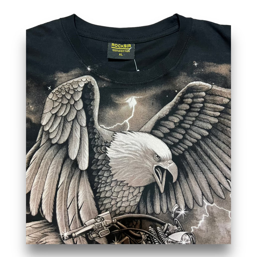 VINTAGE AOP BIKER THUNDER TEE