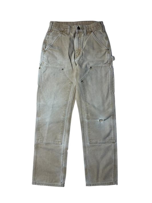 Vintage Carhartt Double Knees Pants Tan