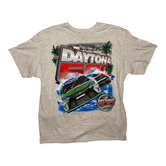 Vintage NASCAR Daytona 500 Tour Date Tee gray ￼