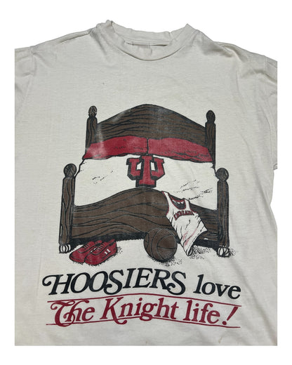 Vintage IU Hoosiers love the knight life Tee