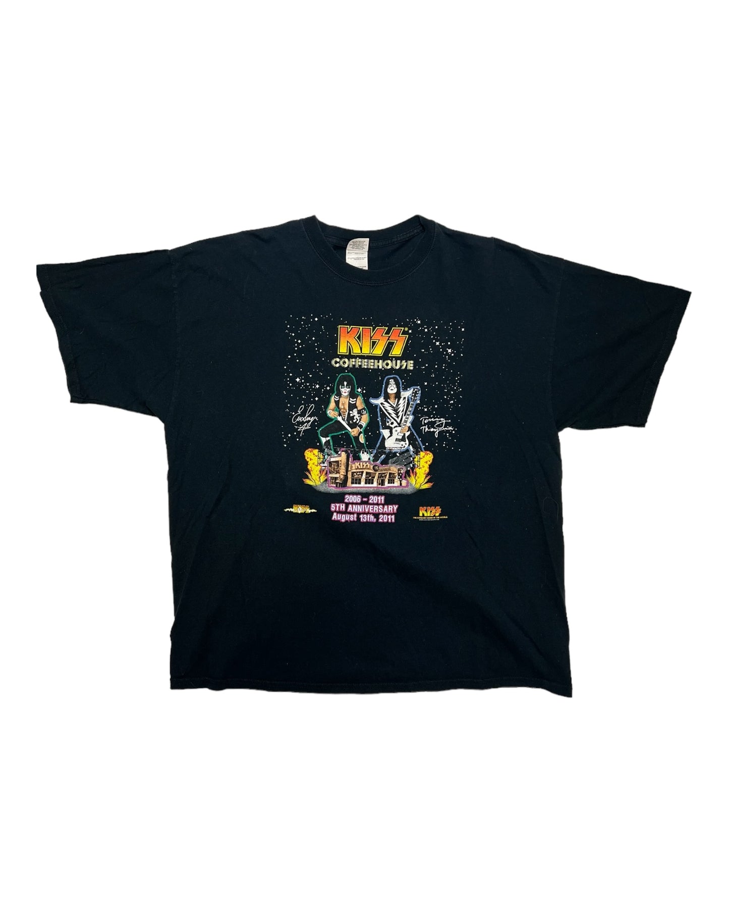 Vintage 2011 Kiss Coffeehouse Tee