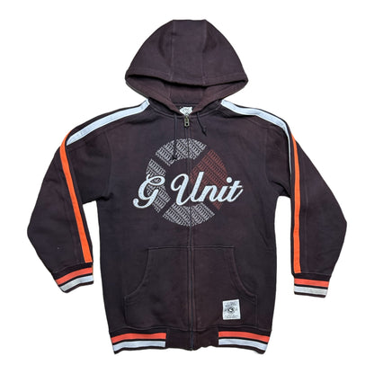 2000s G Unit zip up Hoodie Brown