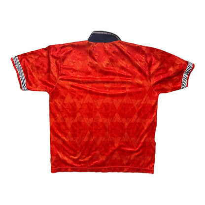 Vintage 90's Umbro England Polo Soccer Jersey