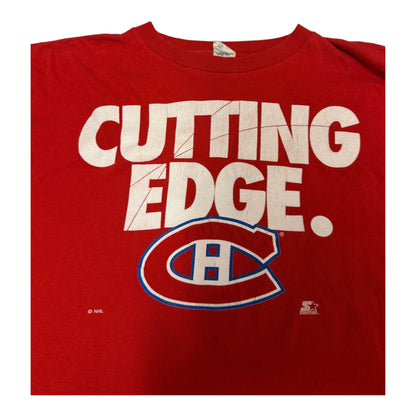 Vintage NHL Canadians Cutting Edge Tee