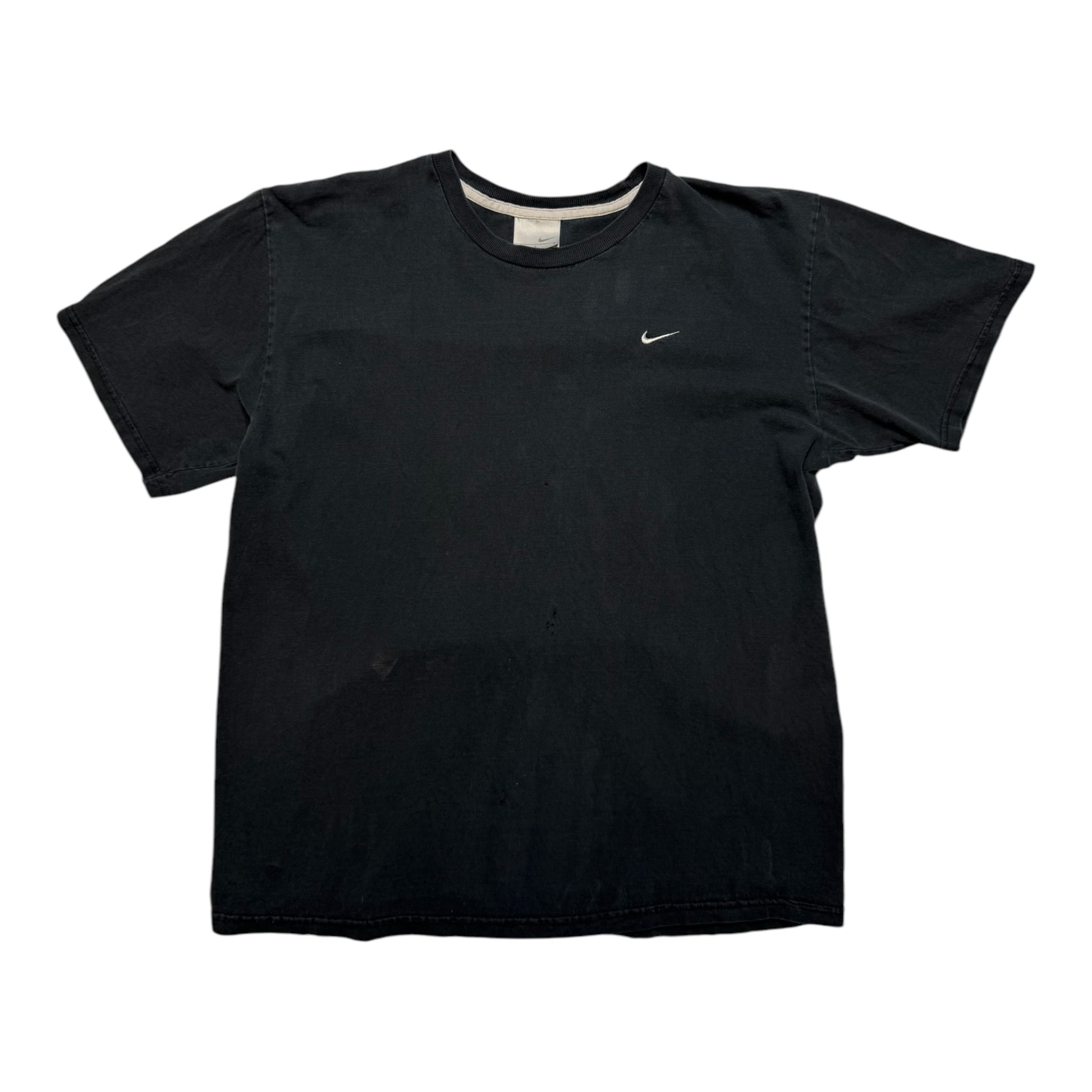 Y2K Nike Mini Swoosh Black Tee