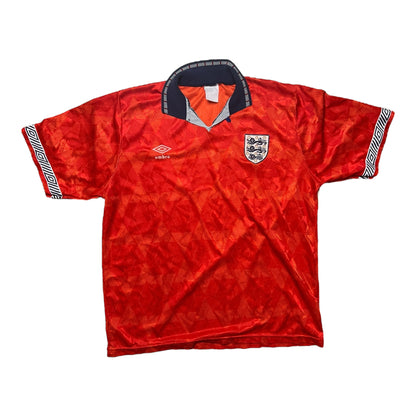 Vintage 90's Umbro England Polo Soccer Jersey