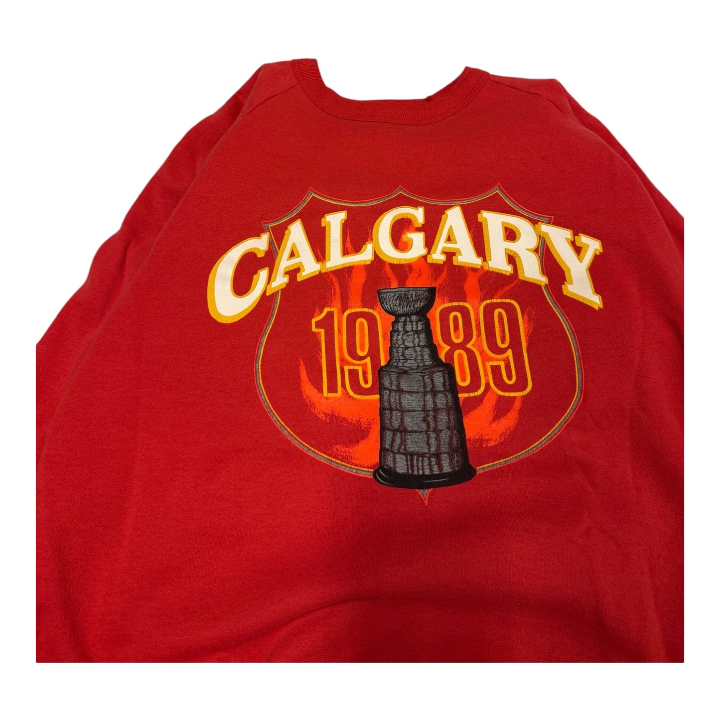 Vintage 1989 Calgary Flames Crewneck