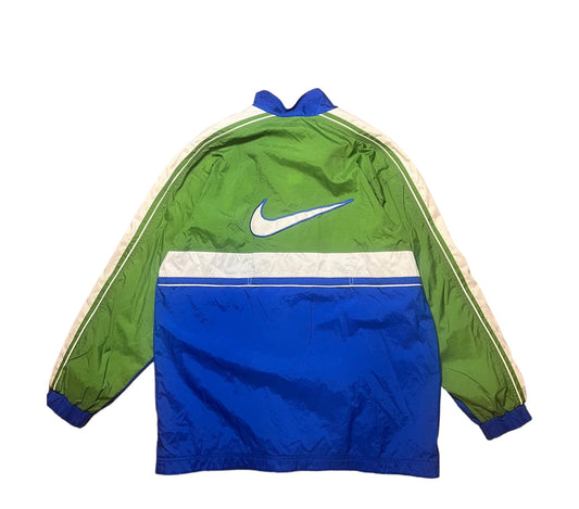 VINTAGE 90's NIKE SWOOSH WINDBREAKER JACKET