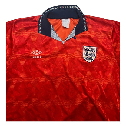 Vintage 90's Umbro England Polo Soccer Jersey