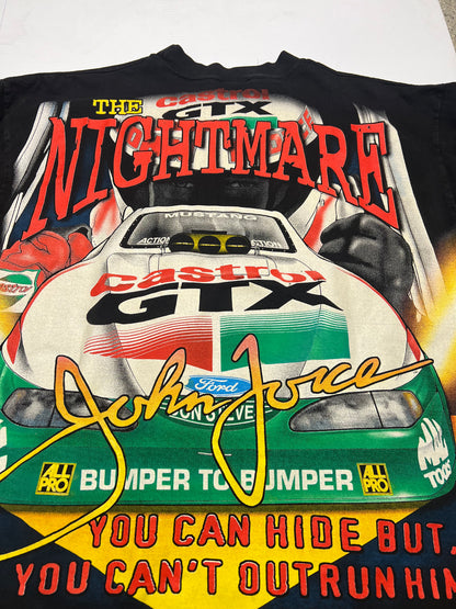 1997 John Force The Nightmare Drag Racing Tee