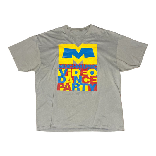 Vintage Much Music Video Dance Party TV Tee