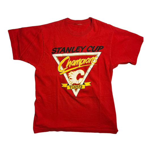 Vintage 89' Stanley Cup Flames Tee