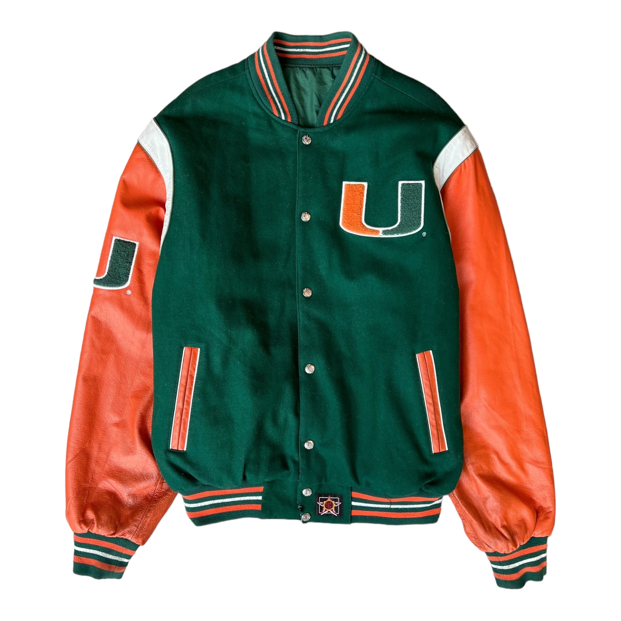 Vintage JH Miami Hurricanes Bomber Jacket Backstage Kloset