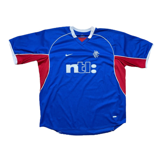 Nike Rangers 2002 Home Soccer Jersey