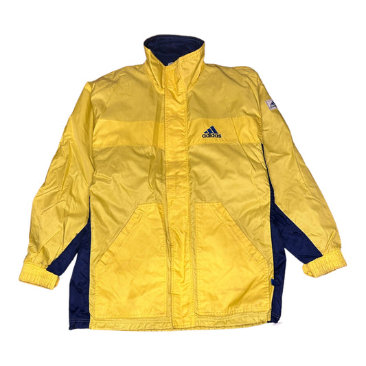 Vintage Adidas Windbreaker Coat Yellow