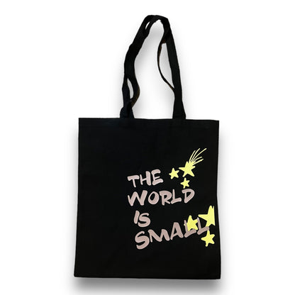 The world is small tote bag