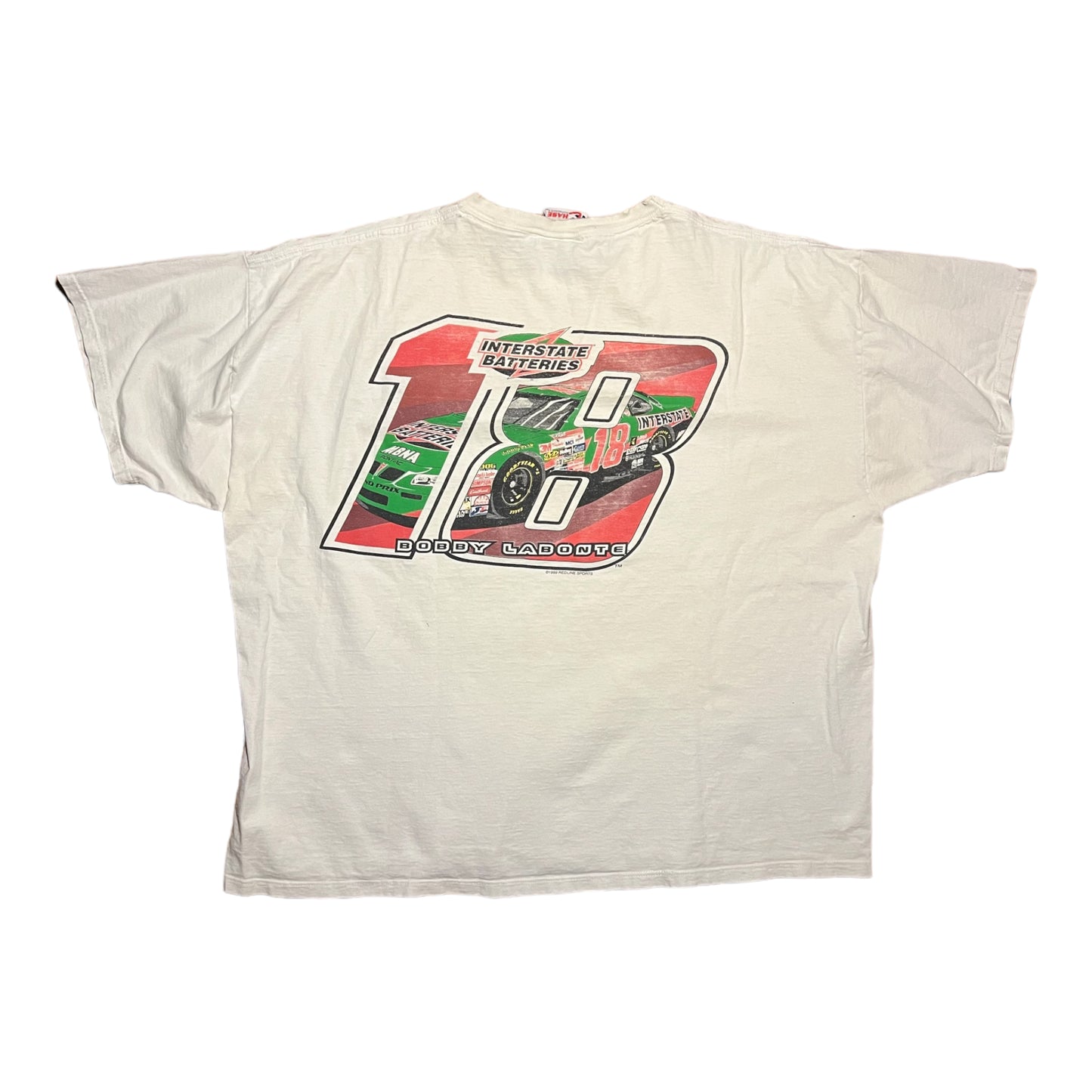 1999 Vintage NASCAR Interstate Batteries Racing tee