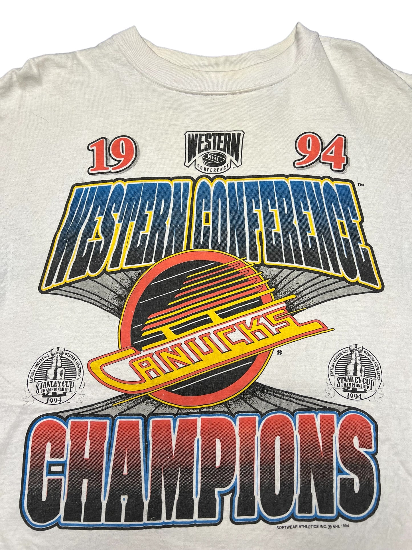 Vintage 1994 Canucks NHL Champions Tee
