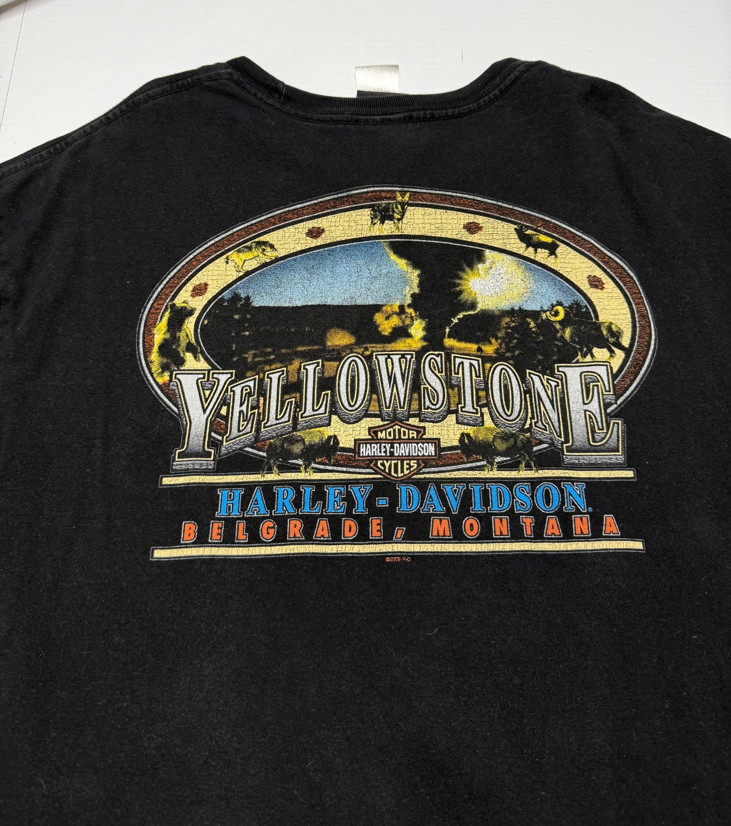 Vintage Harley-Davidson Yellowstone Tee