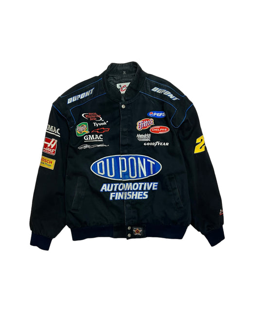 Vintage DuPont NASCAR Racing Jacket Black