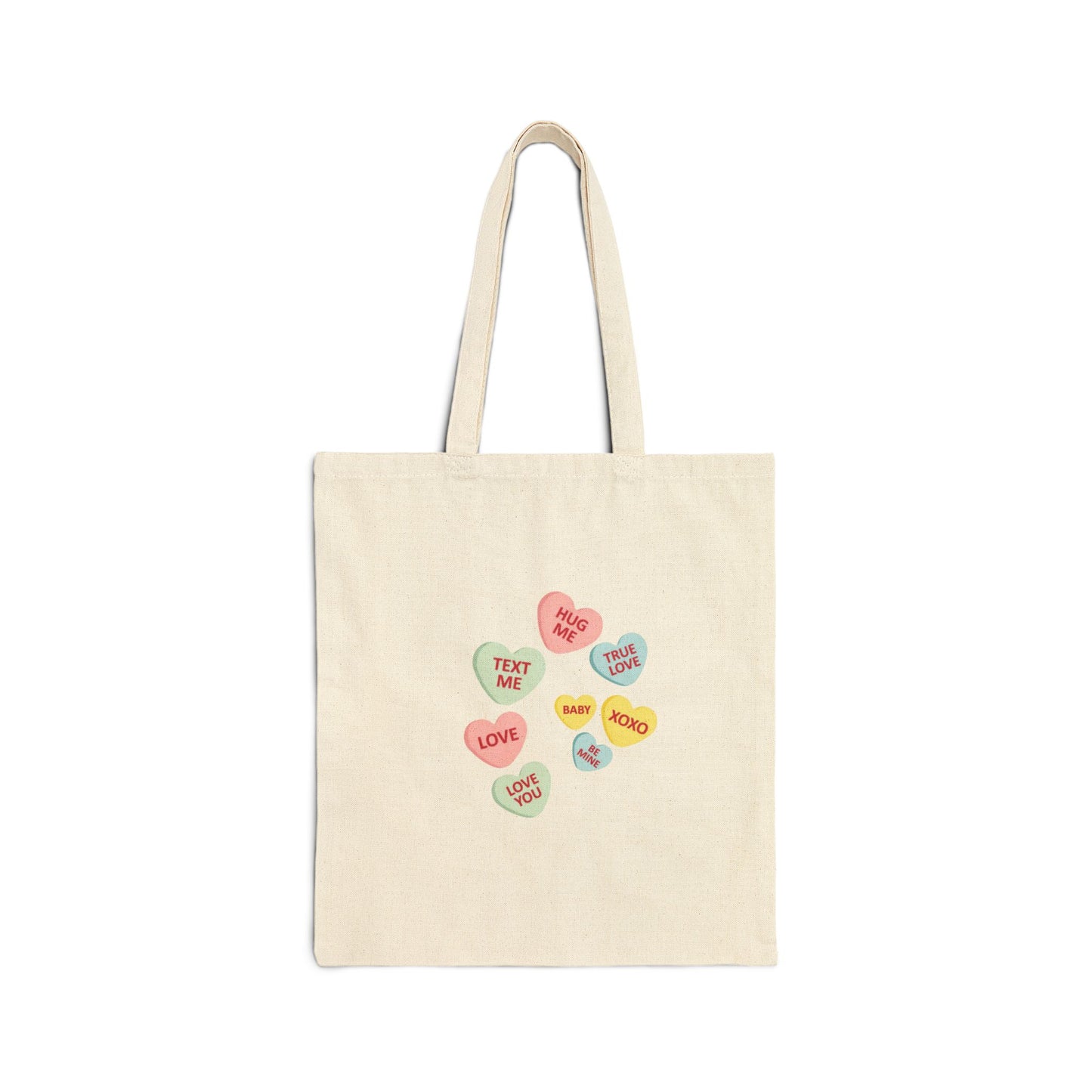 BSK HEART Cotton Canvas Tote Bag