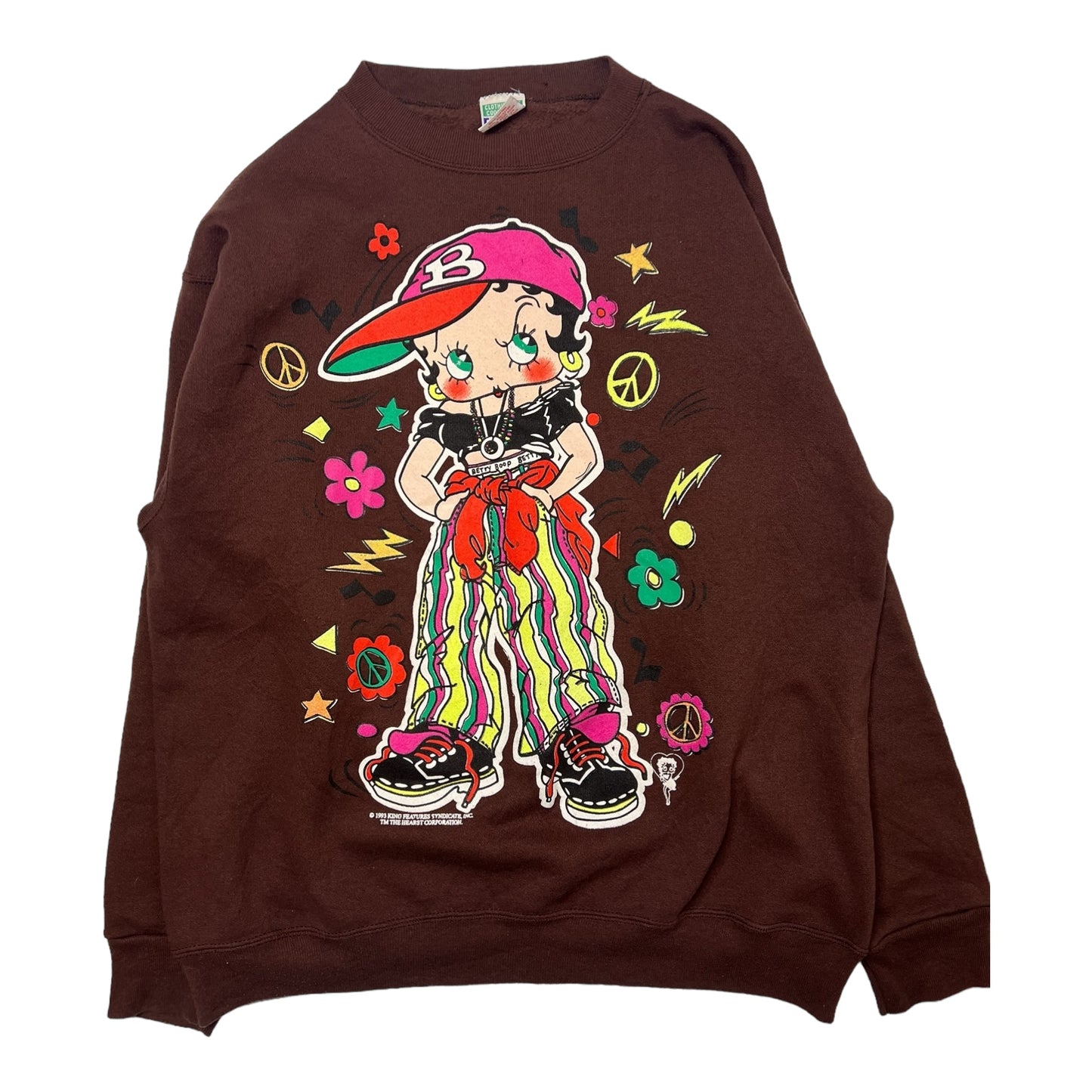 Vintage Betty Boop Disco Girl Crewneck