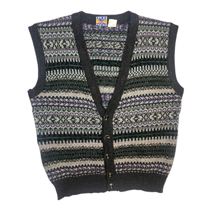 Vintage Fine Line Knit Vest