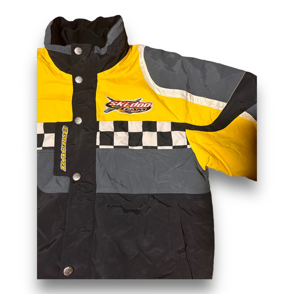  Get Style with the 1990s Ski-Doo Racing Jacket in Yellow