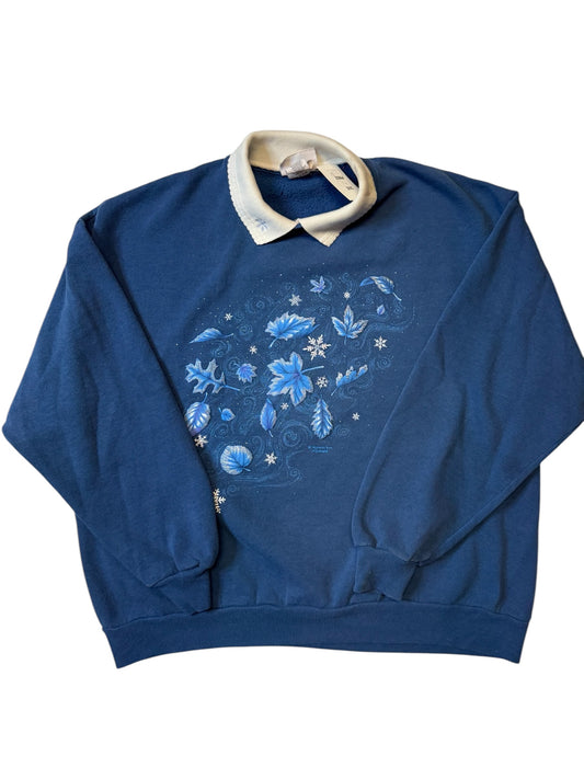 Vintage Morning Sun Leafs Crewneck