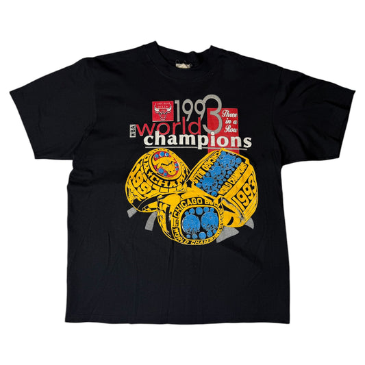 Vintage 1993 Bulls World Champions Tee