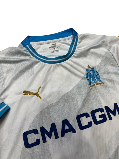 Vintage Puma Yaqoub Olympique de Marseille Soccer Jersey