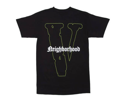 Vlone X NEIGHBORHOOD SKULL TEE Black/Green no