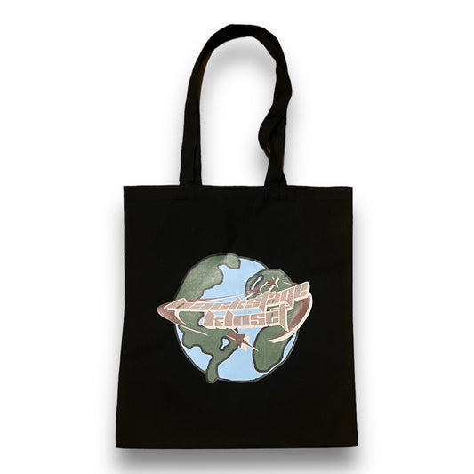 The world is small tote bag