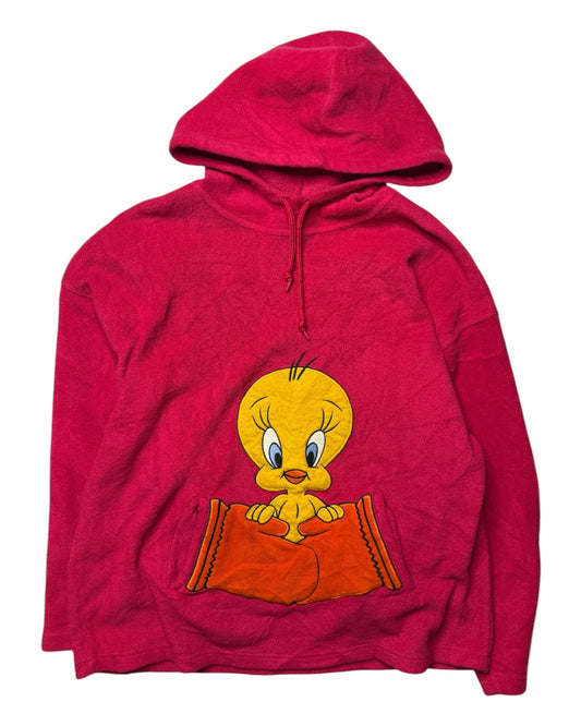 Vintage Looney Tunes Tweety Pink Hoodie