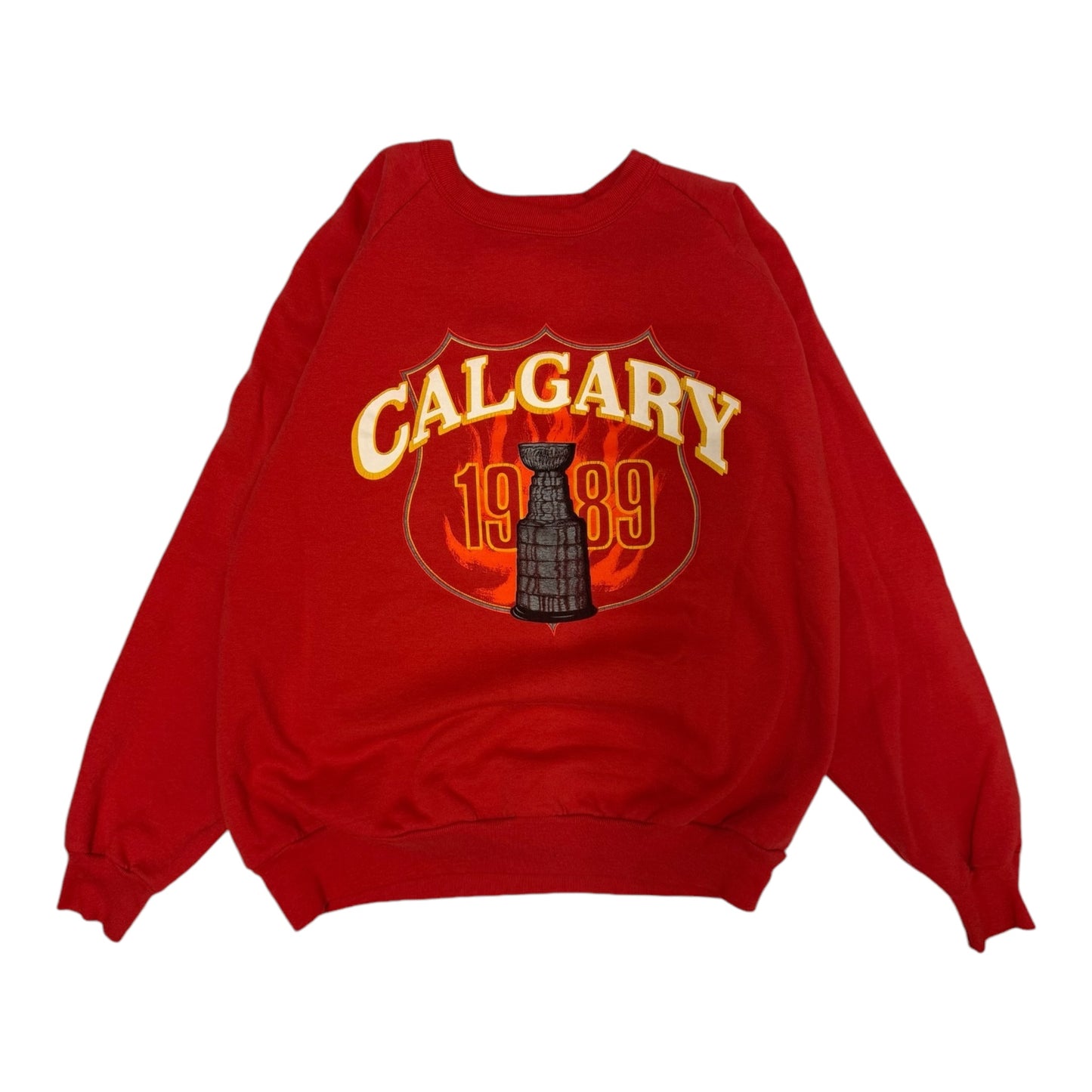 Vintage 1989 Calgary Flames Crewneck