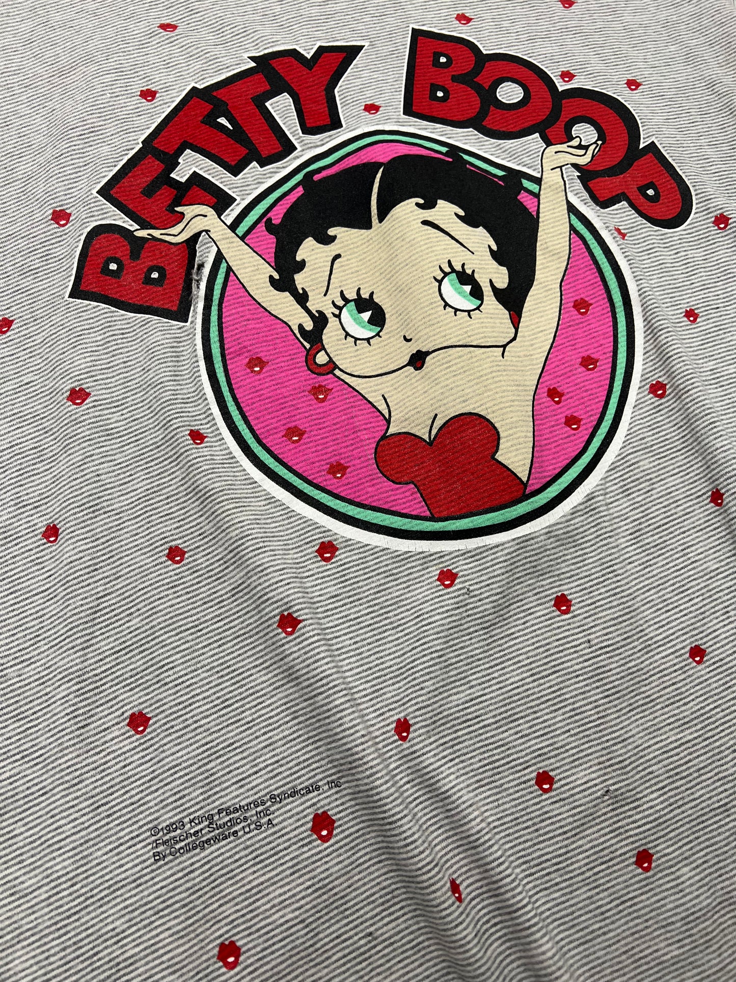 Vintage Betty Boop Kiss Lips Tee