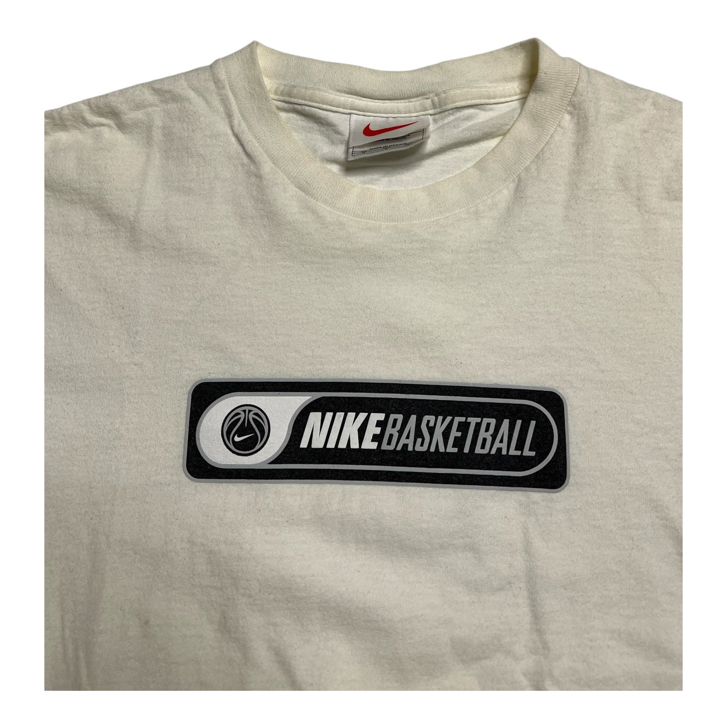 Vintage Nike Basketball White Tee