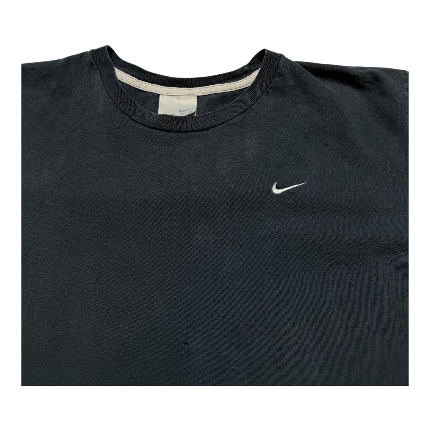 Y2K Nike Mini Swoosh Black Tee