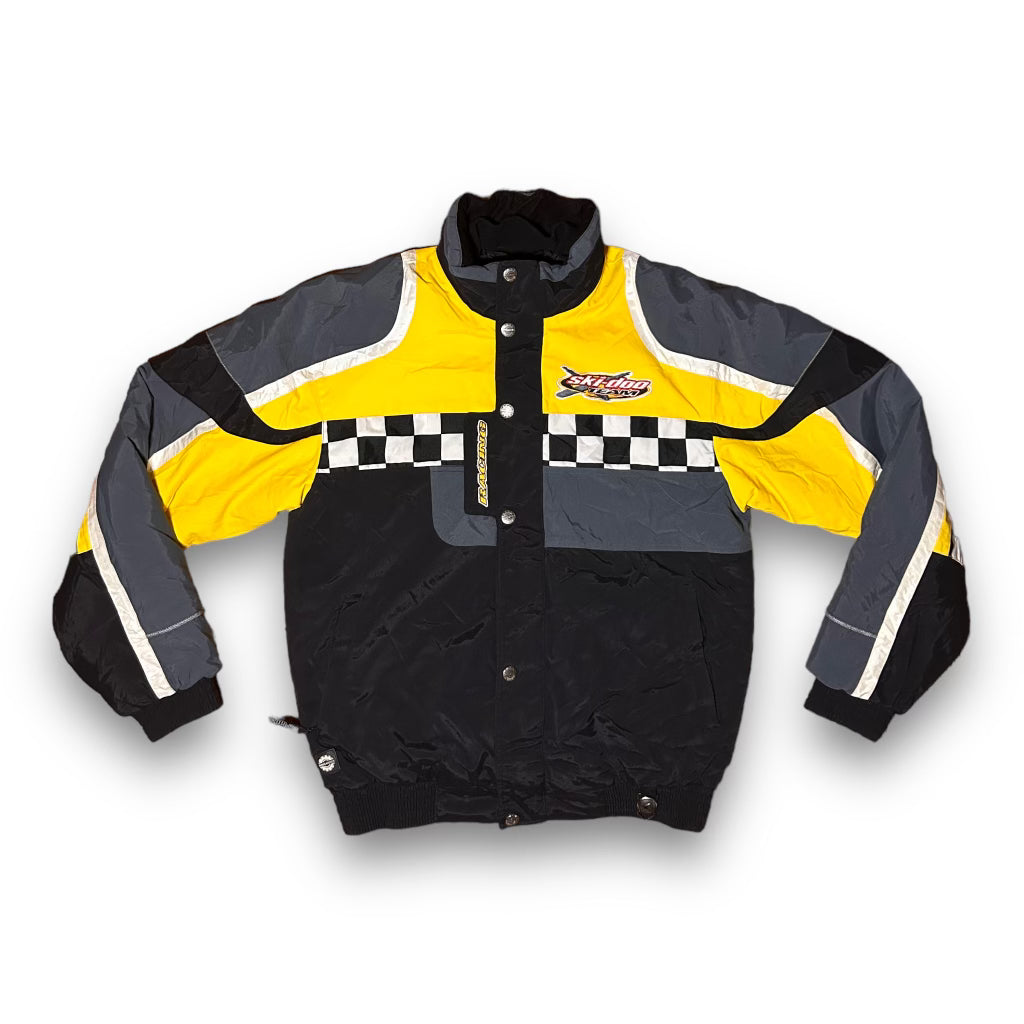  Get Style with the 1990s Ski-Doo Racing Jacket in Yellow