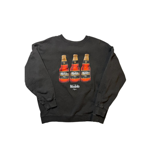 Vintage Modelo Black Crewneck