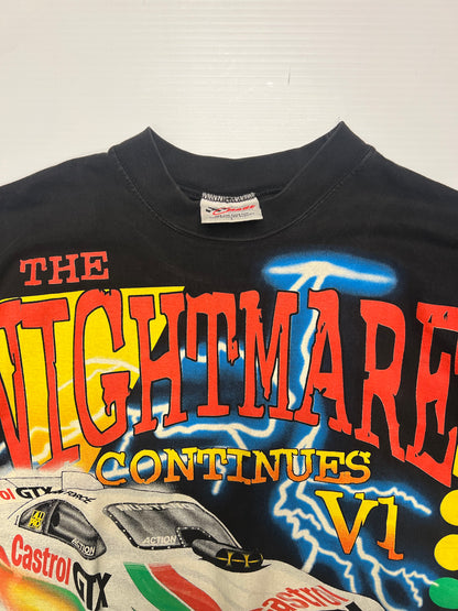 1997 John Force The Nightmare Drag Racing tee