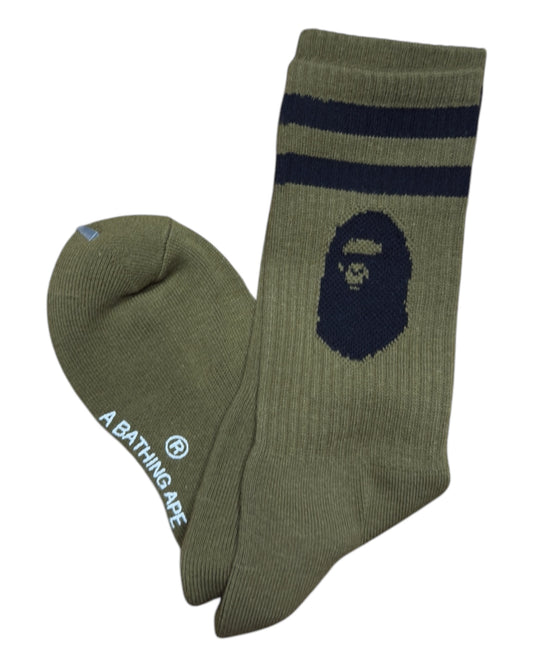 A Bathing Ape Green Socks