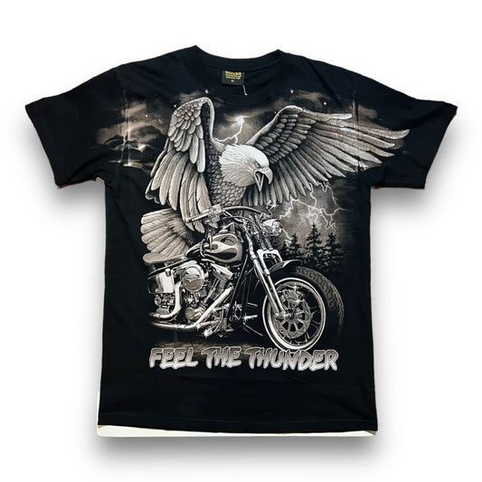 VINTAGE AOP BIKER THUNDER TEE